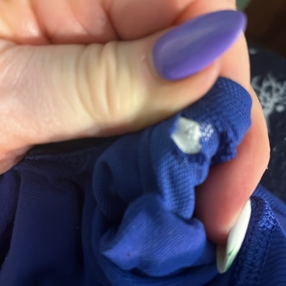 Lululemon Daily Practice Jacket Hood Sapphire Blue Size 4 Thumbholes Zip Pockets - Picture 12 of 14